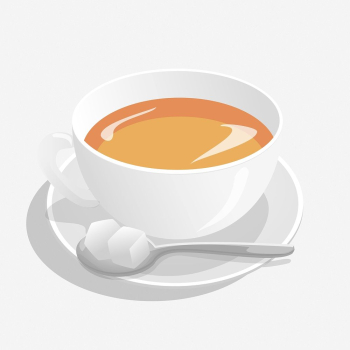 Cup of tea clipart illustration. | Free Photo - rawpixel