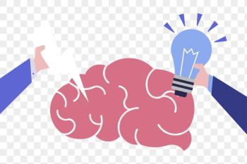 Ideas and brain illustration png, | Free PNG - rawpixel
