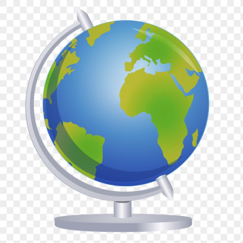 Globe png sticker, transparent background. | Free PNG - rawpixel