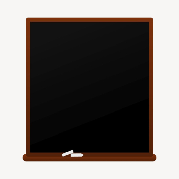 Blackboard collage element, school supply | Free Vector - rawpixel