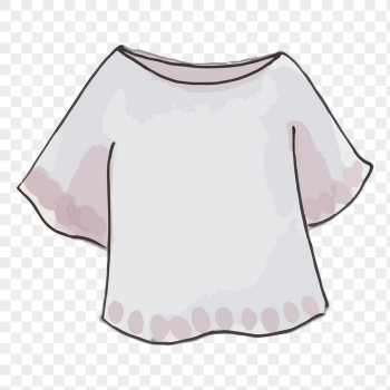 Women's blouse png sticker, apparel, | Free PNG - rawpixel