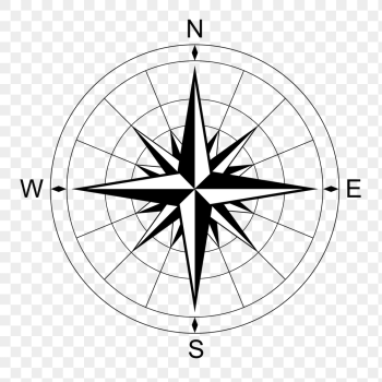Compass rose png sticker, travel | Free PNG - rawpixel