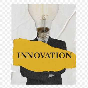 Business innovation png poster, light | Free PNG - rawpixel