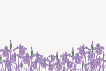 Purple flower border background, Spring | Free Photo - rawpixel