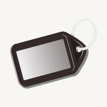 Key tag clipart, object illustration. | Free Photo - rawpixel