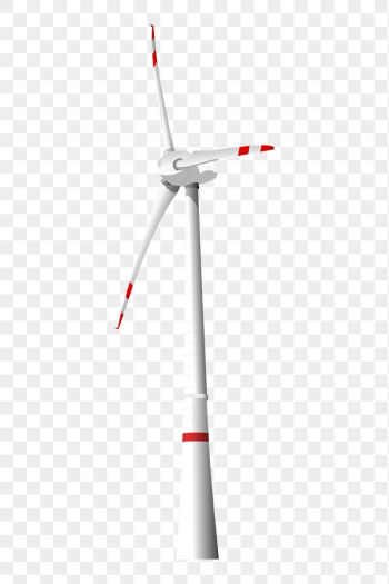 Wind turbine png sticker, environment | Free PNG - rawpixel