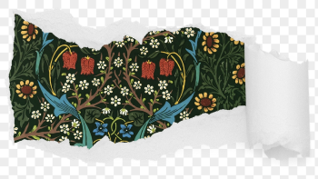 Png William Morris flower pattern | Free PNG - rawpixel