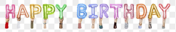 Happy Birthday balloon png word | Free PNG - rawpixel