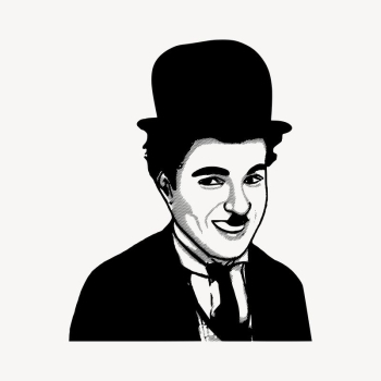 Charlie Chaplin drawing, famous person | Free PSD - rawpixel