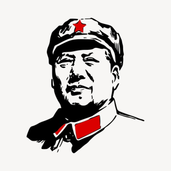 Mao Zedong drawing, former Chinese | Free PSD - rawpixel