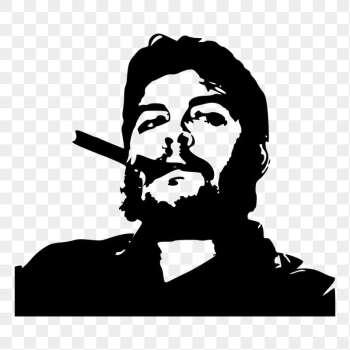 Che Guevara png smoking sticker, | Free PNG - rawpixel