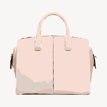 Pink handbag clipart, fashion, watercolor | Free Photo - rawpixel