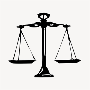 Scales of justice clipart, object | Free Vector - rawpixel