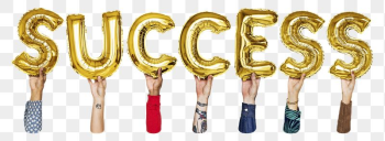 Success balloon png word sticker, | Free PNG - rawpixel