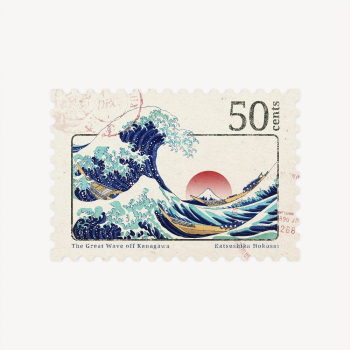 The Great Wave off Kanagawa, | Free PSD - rawpixel