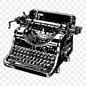 Typewriter png sticker, vintage machine | Free PNG - rawpixel