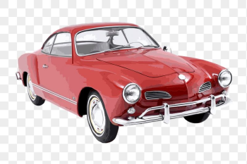 Red classic png car sticker, | Free PNG - rawpixel