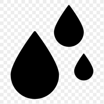 Png black water drop sticker, | Free PNG - rawpixel