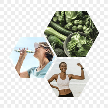 Healthy diet png aesthetic badge | Free PNG - rawpixel
