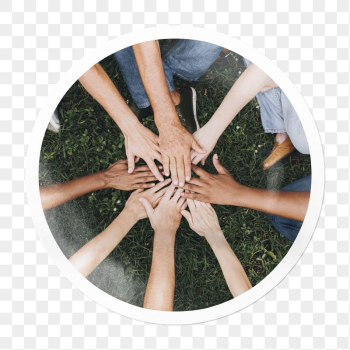 Png diverse teamwork hands in circle | Free PNG - rawpixel