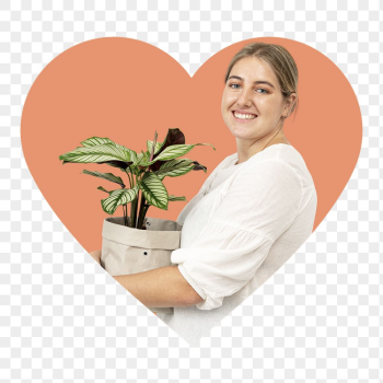 Plant lover png badge sticker, | Free PNG - rawpixel