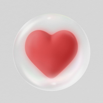3D heart sticker, health, wellness | Free Icons - rawpixel