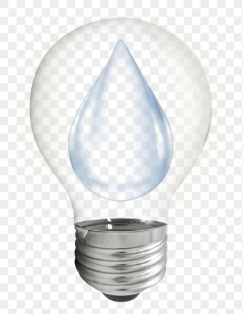 Water drop png bulb sticker, | Free PNG - rawpixel