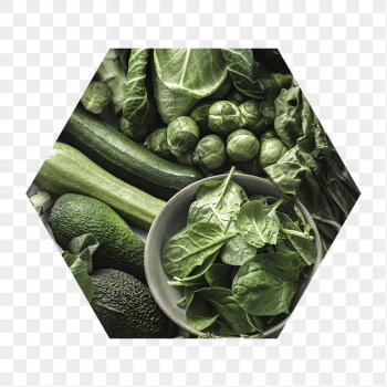 Green vegetables png badge sticker, | Free PNG - rawpixel