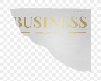 Modern business png ripped newspaper | Free PNG - rawpixel