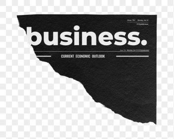 Black business png ripped newspaper | Free PNG - rawpixel