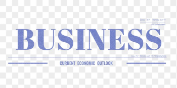 Business png newspaper nameplate sticker, | Free PNG - rawpixel