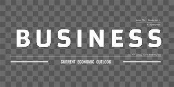 Business png newspaper nameplate sticker, | Free PNG - rawpixel