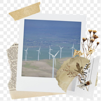 Wind turbine png sticker instant | Free PNG - rawpixel