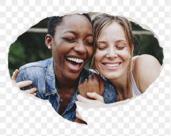 Png happy lesbian couple, ripped | Free PNG - rawpixel