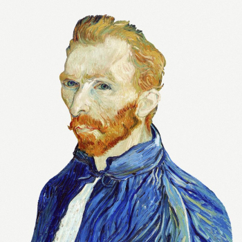 Van Gogh's portrait collage element, | Free PSD Illustration - rawpixel
