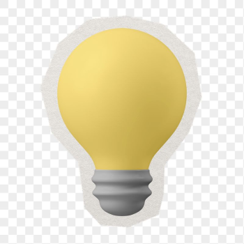 Light bulb png paper border | Free PNG - rawpixel