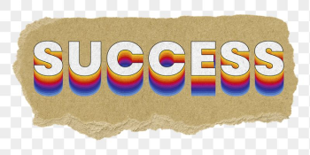 Success png ripped paper word | Free PNG - rawpixel