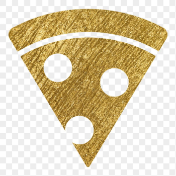 Pizza png icon sticker, gold | Free Icons - rawpixel