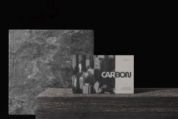 Aesthetic carbon business card, brand | Free Photo - rawpixel