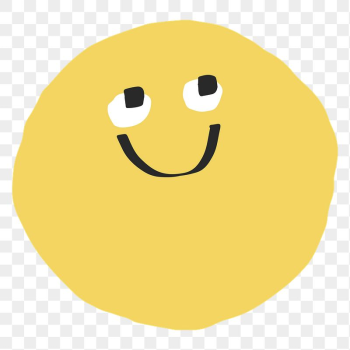 Smiling emoji png sticker, cute | Free PNG - rawpixel