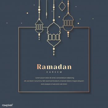 Ramadan framed card design | Free stock vector - 868590