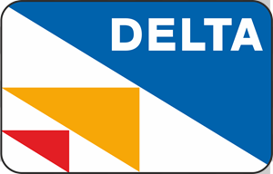 Delta Card Logo Vector