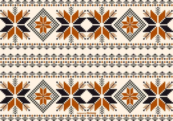 Dayak/Borneo Style Pattern Background