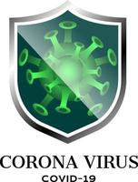 coronavirus vector symbol Free Vector