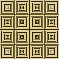 yellow background cool trend seamless pattern spiral confuse twirling square themed traditional culture of inland tribe jungle Free Vector