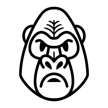 Gorilla Ape Monkey Face