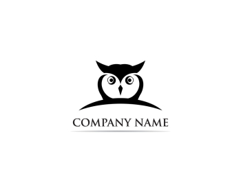 Owl logo bird vector illustrator