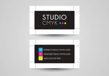 Free Business Card Vector Design For Printery