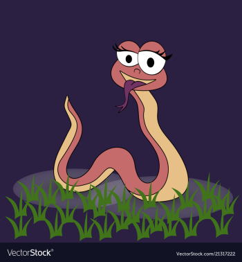 Cobra head - cartoon vector image
