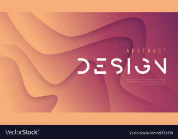  					Abstract wavy background trendy minimalist vector image														